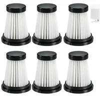 6 HEPA Filters for Moosoo K12 / K12 Pro / K13 Vacuum Cleaner & Genius Invictus One 1.0/2.0 Handheld Vacuum Cleaner 1