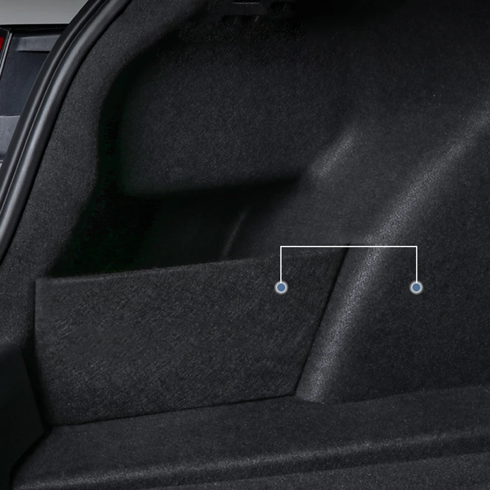 Für vw volkswagen T-ROC 2018-2023 Autozubehör Flanell Auto Kofferraum Seite  Lagerung Organizer Board Schall wand Trennwände Platte Planke - AliExpress