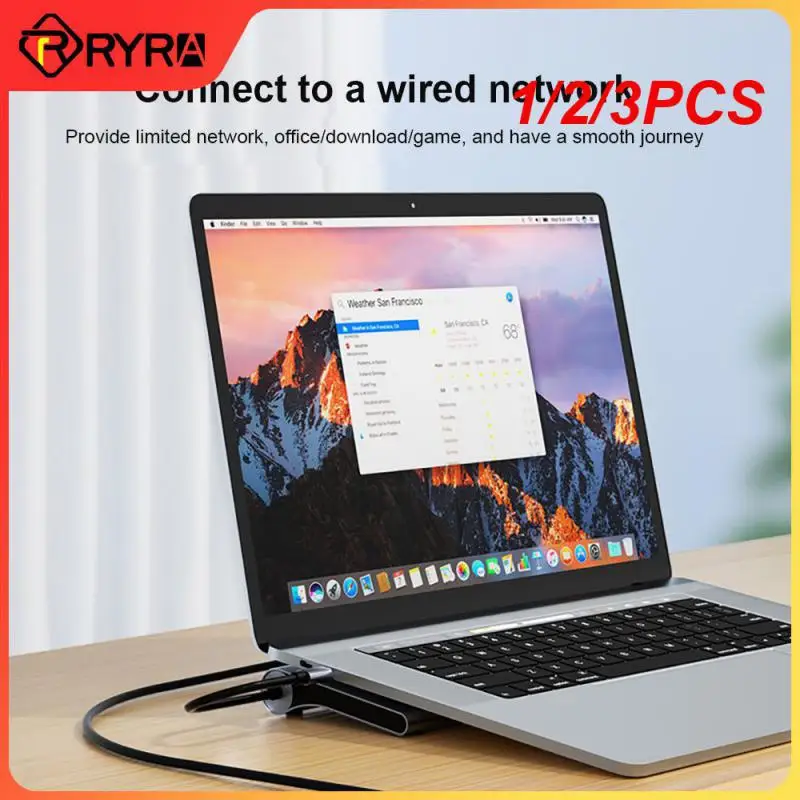 

1/2/3PCS 12-in-1 USB Type C Hub With 2 Multiport Adapter Dock Station USB 3.0 4K RJ45 SD/TF VGA PD For Laptop MacBook