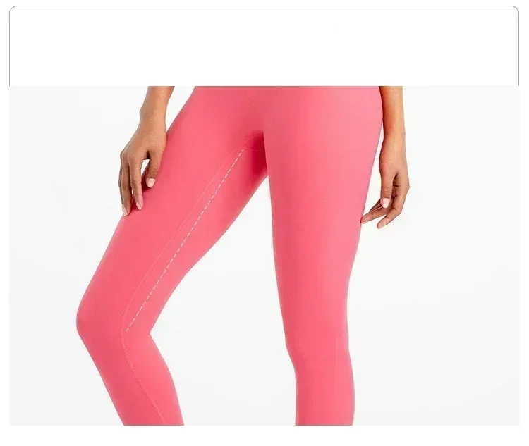 Lemon Align Ultra Soft  Women High Waist Yoga Pants No Front Seam Line Sport Stretch Gym Workout Leggings Athletic Trousers