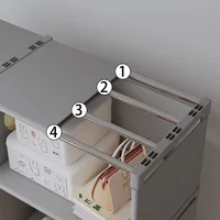 Multi-Layer Bookshelf Easy Assembly Bookcase Living Room Book Shelf Study Room Bedroom Storage Shelf Sundries Toys Cabinet 4