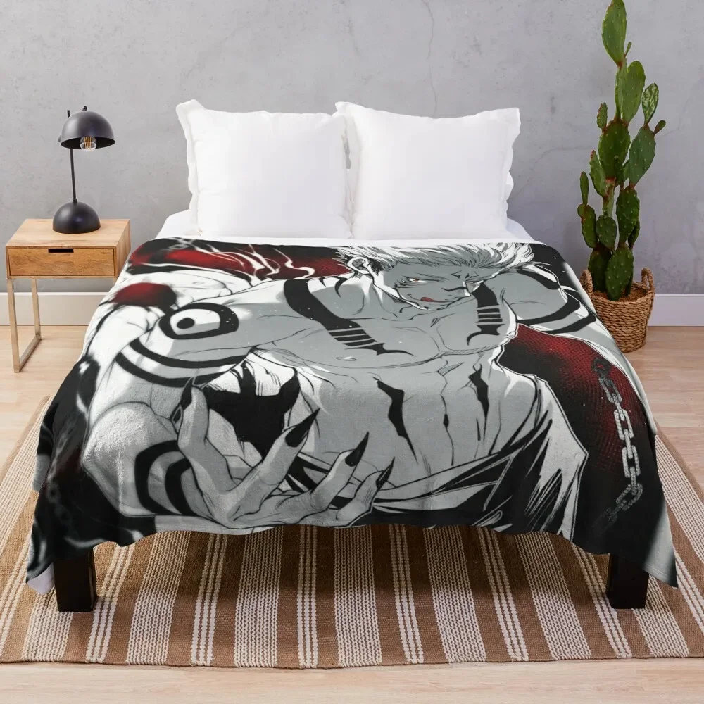 

Накидное одеяло Sukuna & Itadori Yuji, Декоративные Мягкие Летние покрывала для диванов