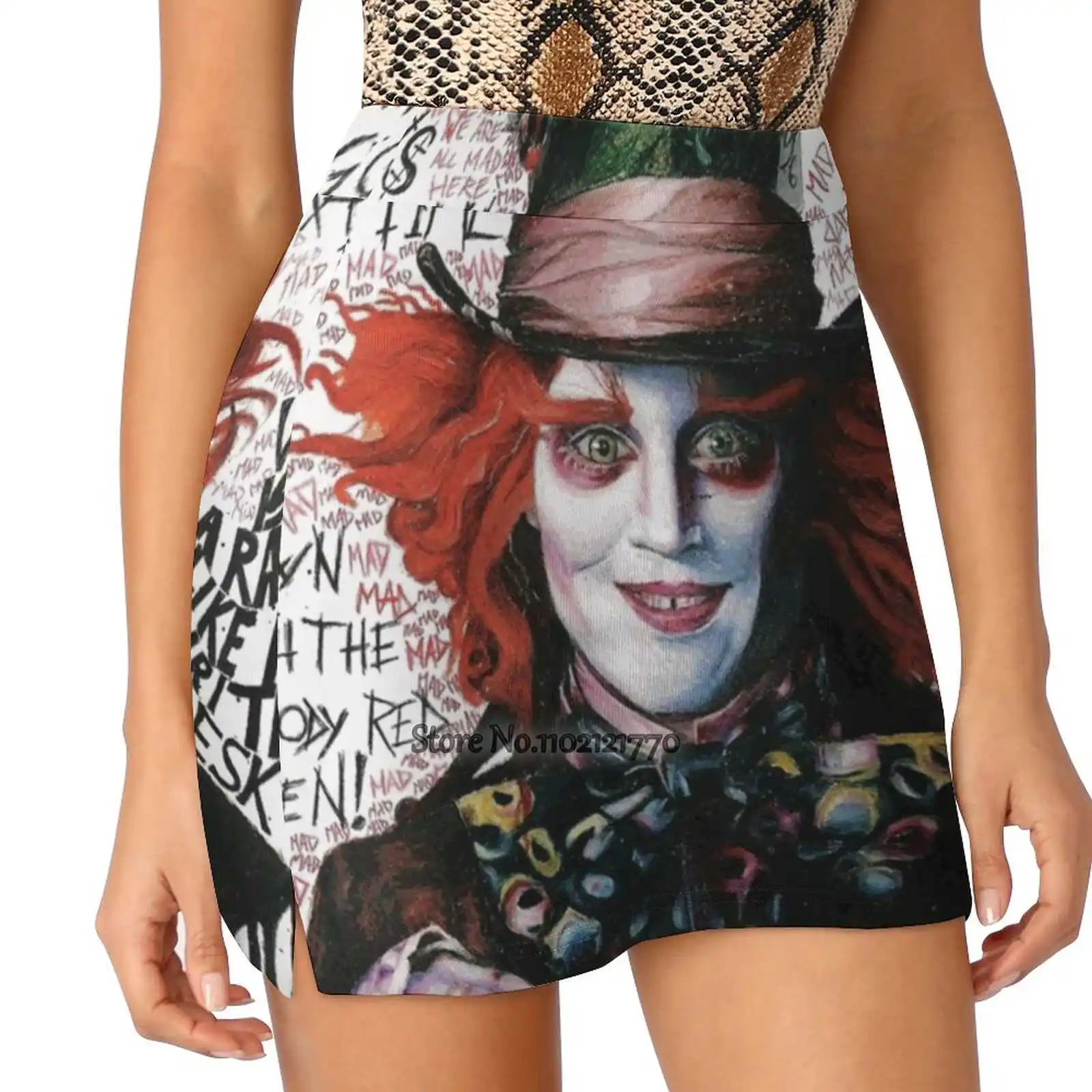 

Women'S Summer Fake Two Piece Skirts Casual Sports Beach Skirt Girl Skorts Johnny Depp Actor Ladies Short Skirt Skirts