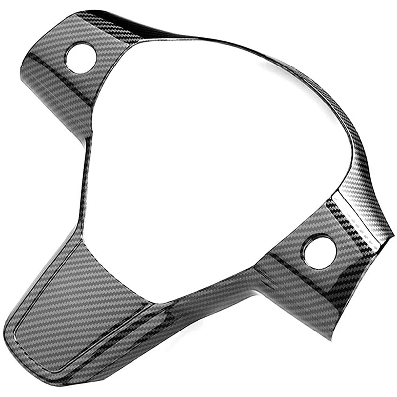 

Car Interior Cover for Tesla Model 3 Y 2017-2020 Carbon Fiber Steering Wheel Protective Frame Patch Trim Accessories