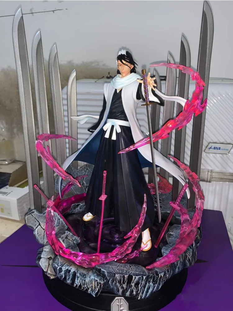 

Anime Figures 32cm Bleach Gk Kuchiki Byakuya Ichigo Neliel Model Doll Figurine Pvc Action Figure Decor Statue Collectible Toy Gi