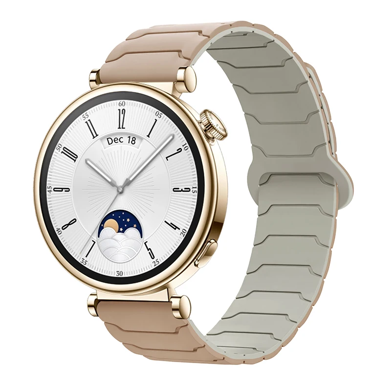 18 mm 20 mm 22 mm Magnetarmband für Samsung Galaxy Watch 7 6 5 4 Classic 5Pro Active Silikonband für Huawei Watch 5 GT5 Pro 46 mm – Detail 8