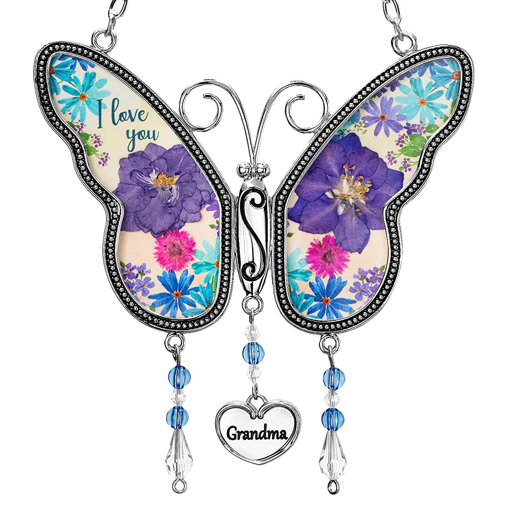 

Изысканная металлическая подвеска-бабочка ручной работы-идеальный садовый подвесной кулон-украшение Подвесные Подвески