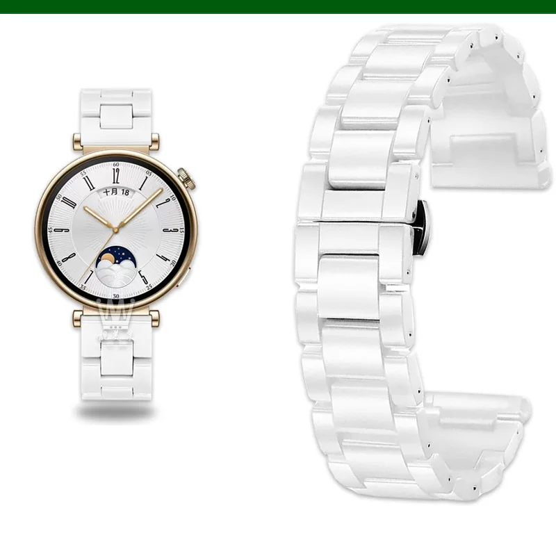 Premium Steel-Ceramic Smartwatch Strap - Adjustable Band
