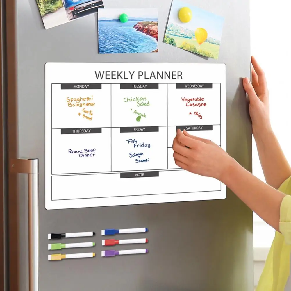 1 Set Use as a weekly planner, grocery list, to-do list, kid schedule or whatever your busy lifestyle is!