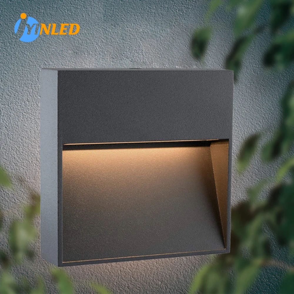 

Aluminum Round Square Wall Light Modern Waterproof Outdoor LED Garden Yard Porch Wall Sconce Suminaire Luminaire