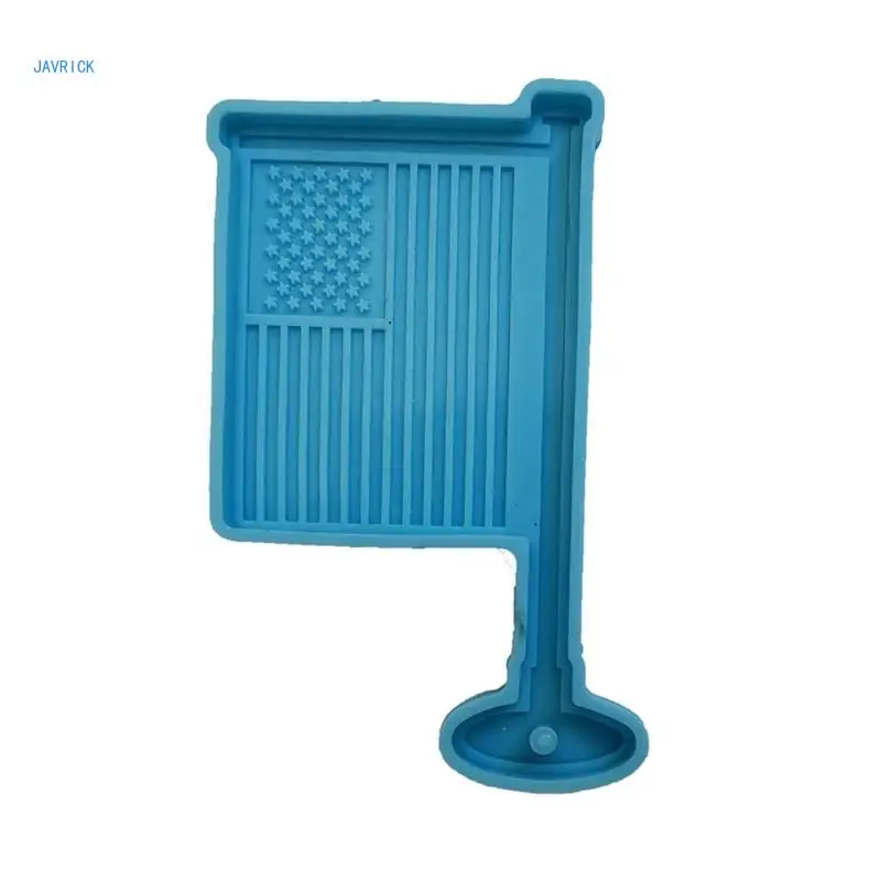 

US Independence Day Keychain Silicone Epoxy Mold DIY Keychain Pendant Jewelry Crafting Mould for Valentine Gift