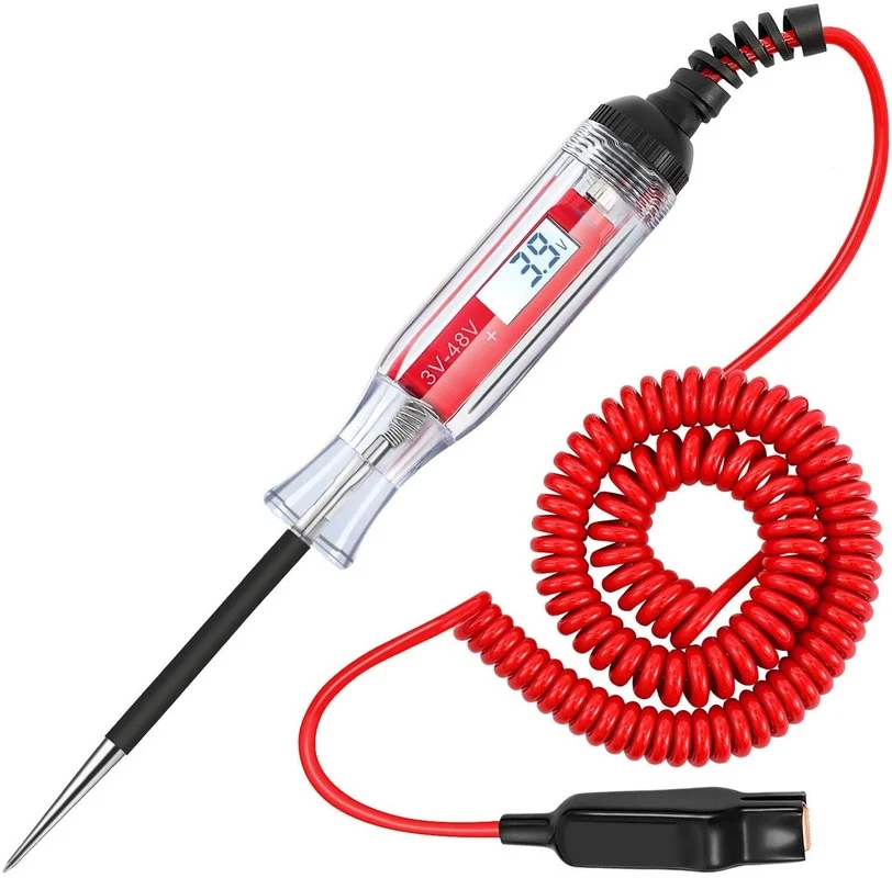 Car Electrical Circuit Tester Power Probe 048v Digital Voltage Tester