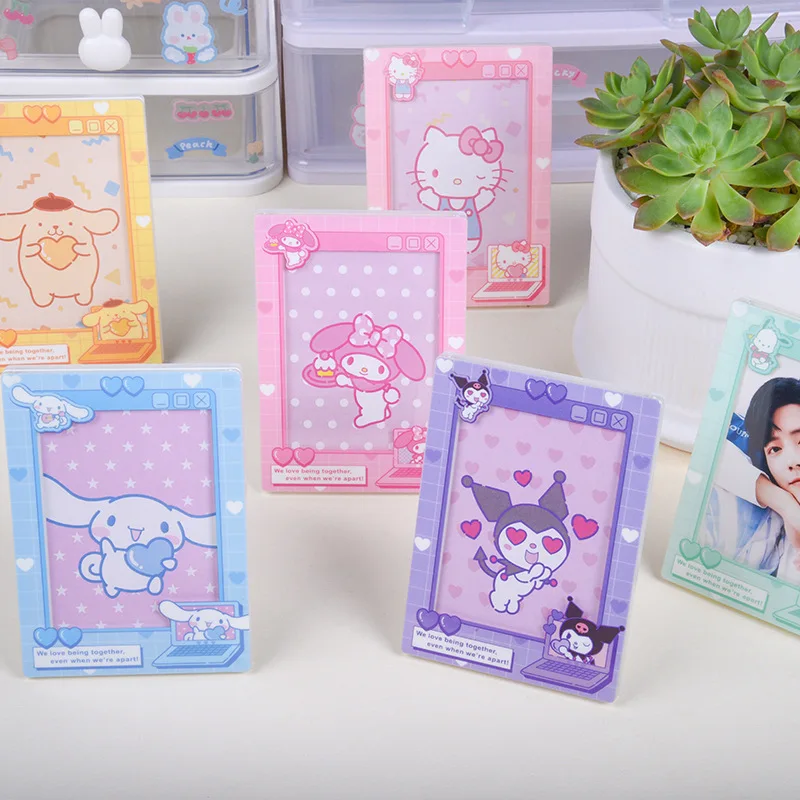

My Melody Desktop Acrylic Photo Frame Ornament Kawaii Sanrio Cute Anime Sweet Cartoon Photo Magnetic Frame Lovely Gifts Girls