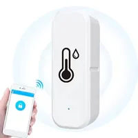 ทูย่า ไวไฟ เทอร์โมกราฟบลูทูธเครื่องวัดอุณหภูมิเครื่องวัดความชื้นสัมพัทธ์เครื่องวัดอุณหภูมิไร้สายเซ็นเซอร์ความชื้นทำงานร่วมกับอเล็กซา กูเกิล สมาร์ทโฮม 2