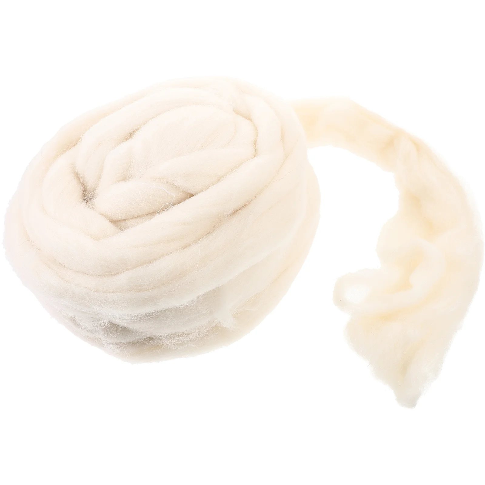 200g Soft Wool Roving for Felting Crafts Spinning Wet Jewelry Making 3D Sculpture Projects Diy Felt Package Woolen Supplies