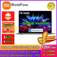 Xiaomi Mi Laptop Redmi Book 14 Intel I5-12500H/i7-12700H 16G RAM 512G SSD 14Inch 2.8K 120Hz Screen Portable Office Notebook 1