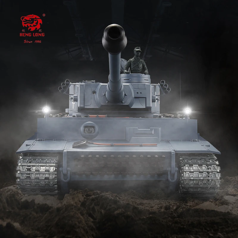 

Henglong RC Танк 3818-1 Немецкий тигр 1:16 I тяжелый танк дистанционного управления 3818-1 металлический гусеничный приводной круг