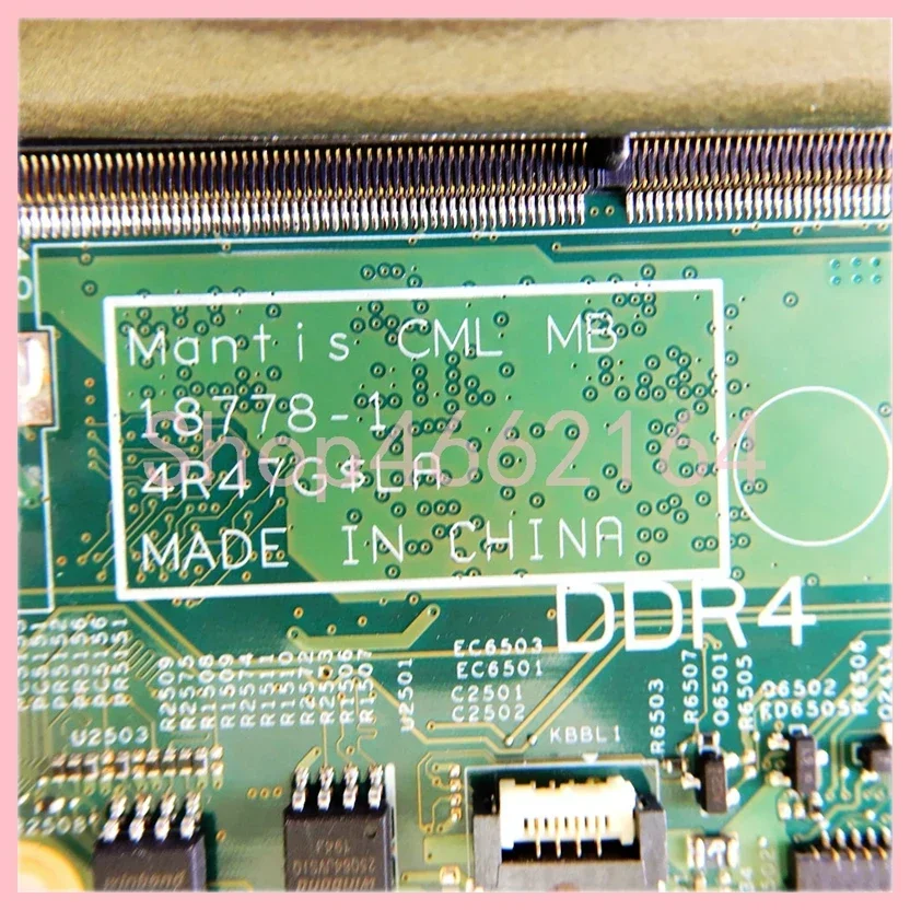 18778-1 With i7-10510U CPU 4GB/8GB-RAM MX230/MX250 GPU Mainboard