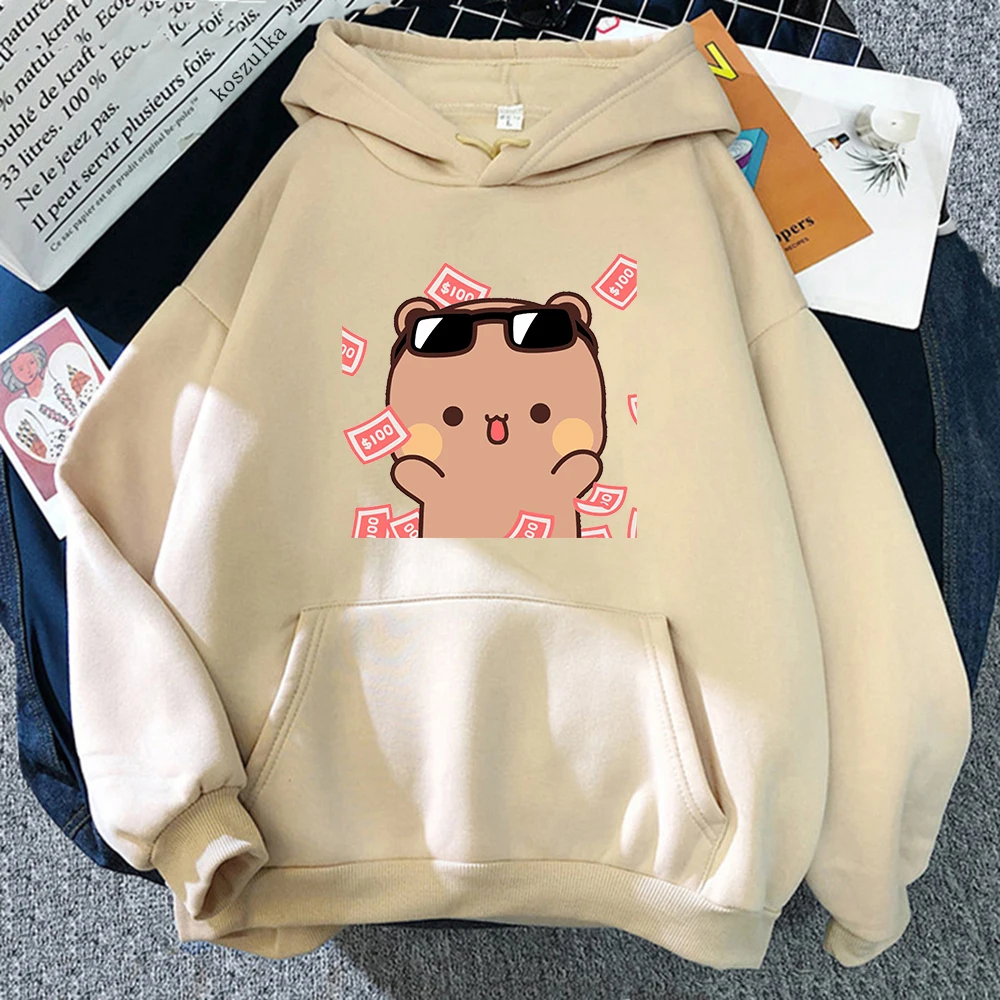 

2023 Bubu And Dudu Hoodie Rich Happy Dudu Has So Much Money Kawaii Women Hip Hop Hoodies Unisex Sweatshirt Vintage Cartoon Suda