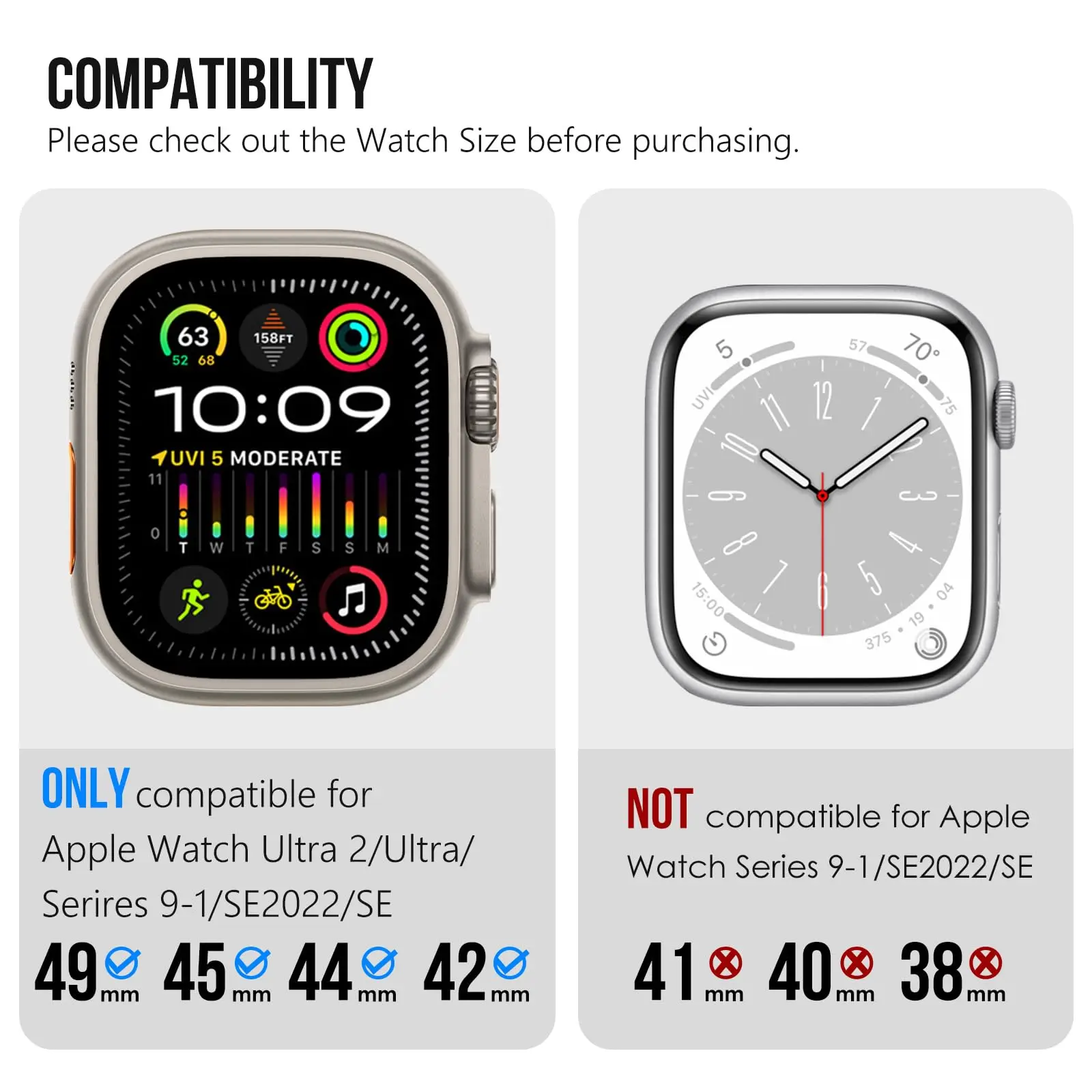  ġ   , Ʈ 2 49mm ø 9 8 7 se 6 5 4 Ʈ, ̿ġ Ʈ 49 45mm 42 44mm Ÿ TPU 