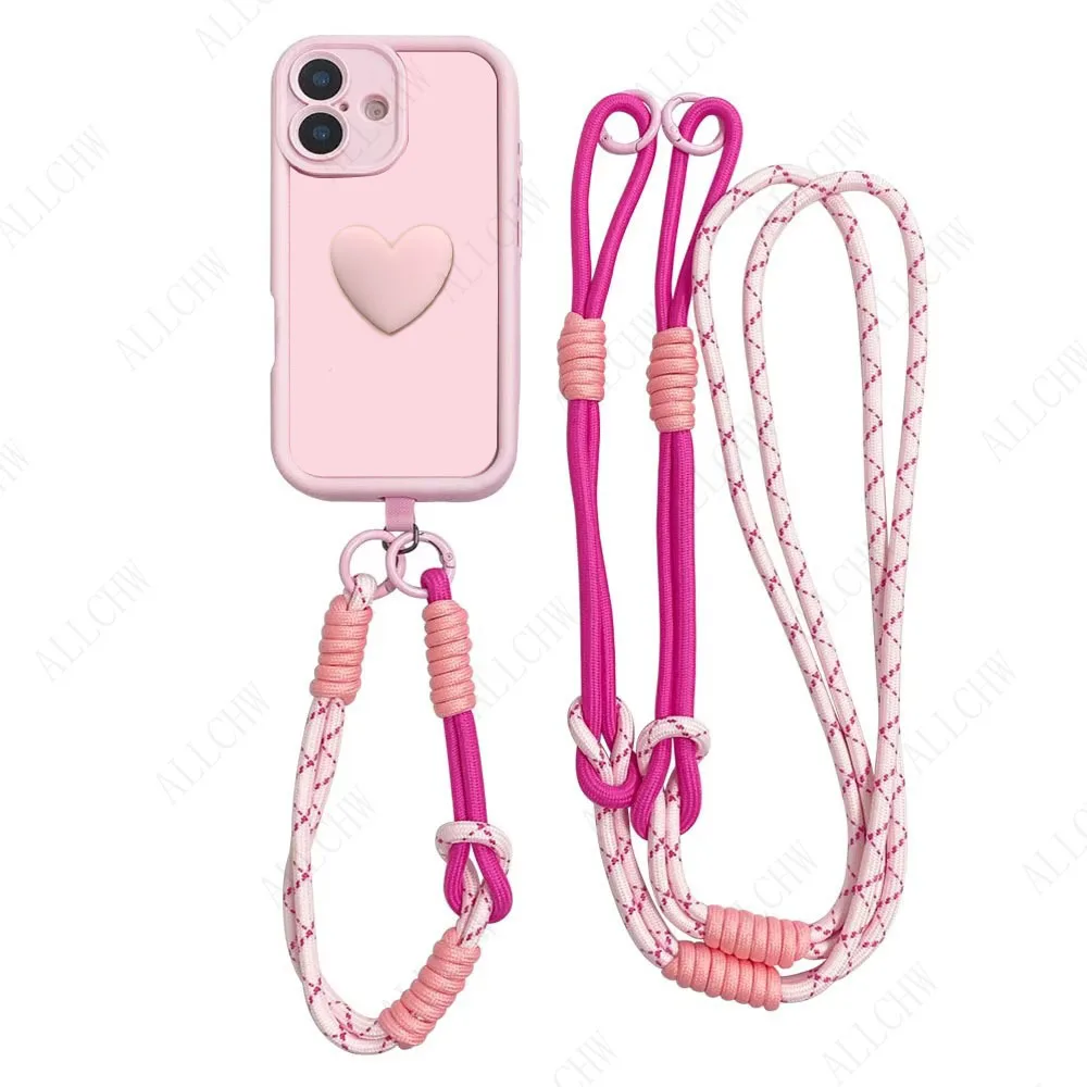 Versatile Crossbody Lanyard Wrist Strap Phone Case Cover