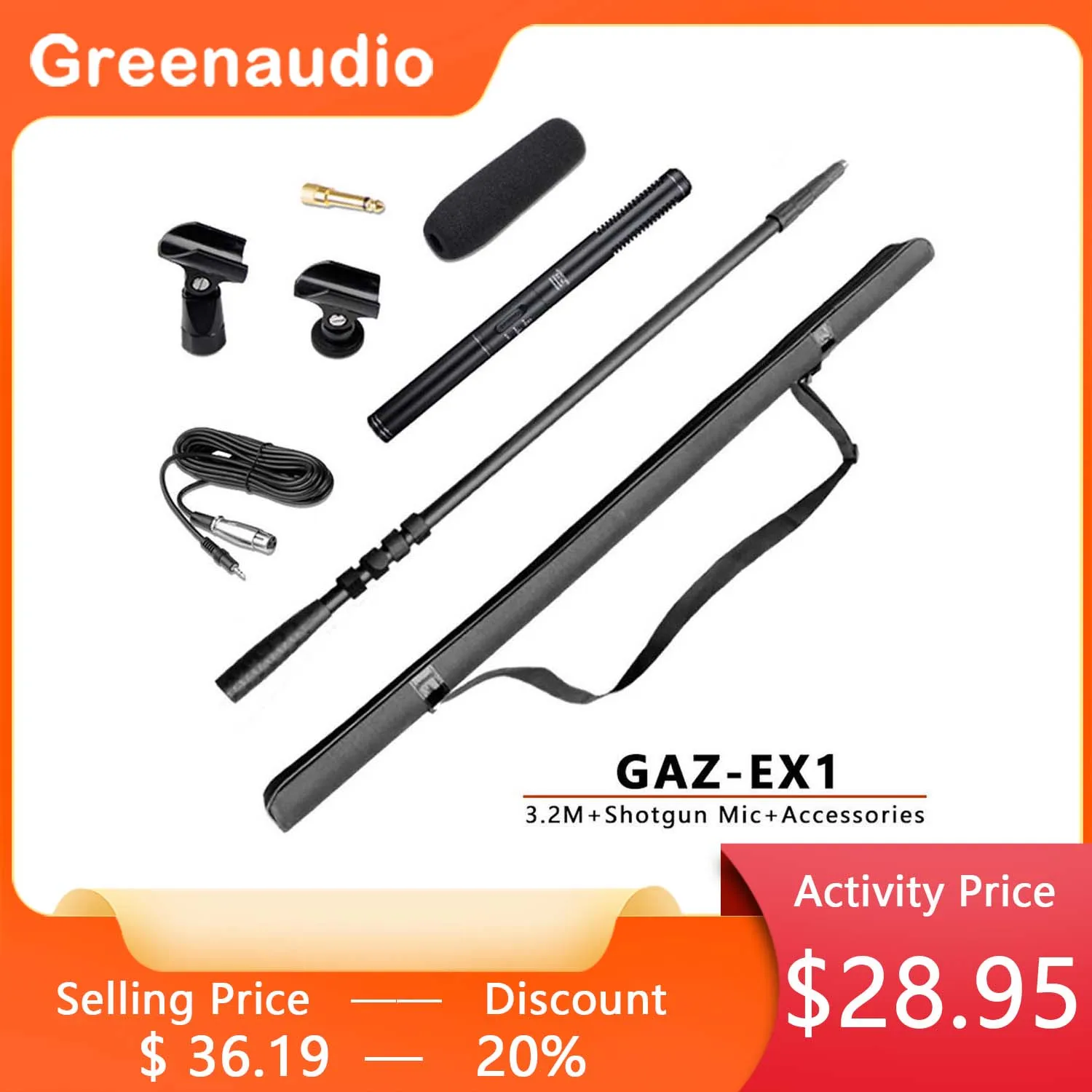 Boom Rod Carbon Microphone | Microphone Extension Rod | Interview ...