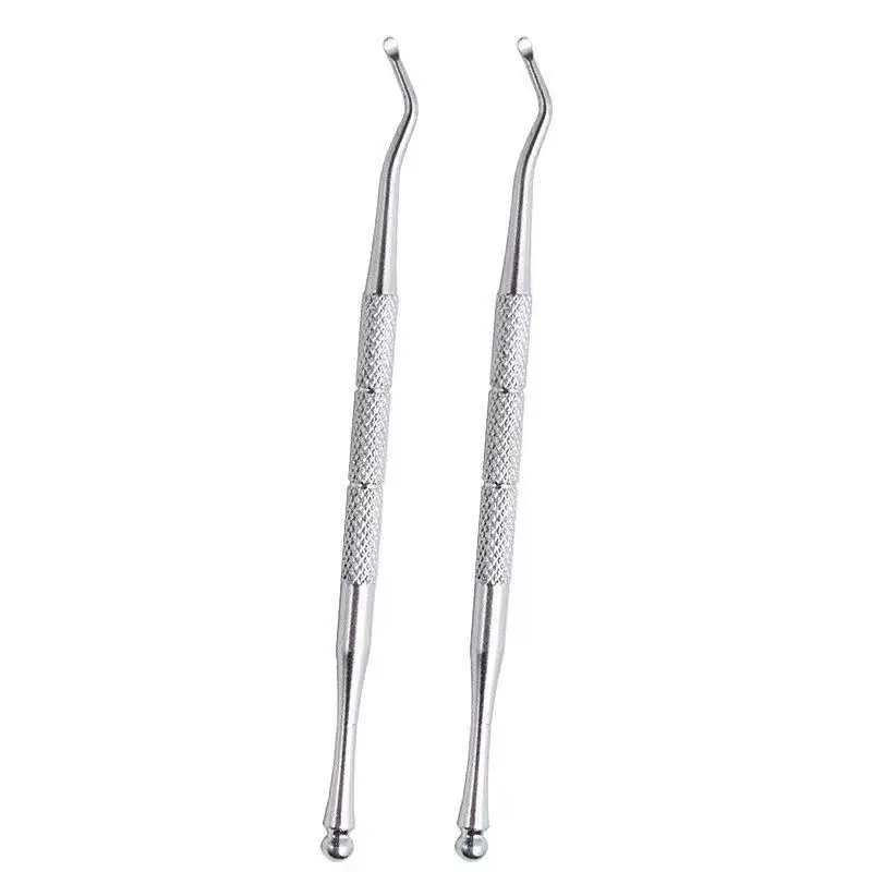 Stainless steel nail remover for removing and cleaning dirt in the nail groove groove incher foot cleaning tool 1/3 piece
