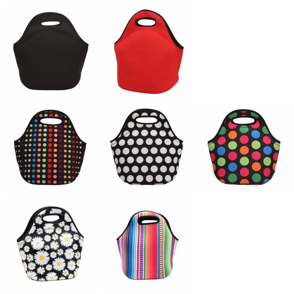 Handbag Portable Lunchbox Reusable Neoprene Travel Lunch Bag Handheld Universal Insulated Dinner Bags Daily lunch bag