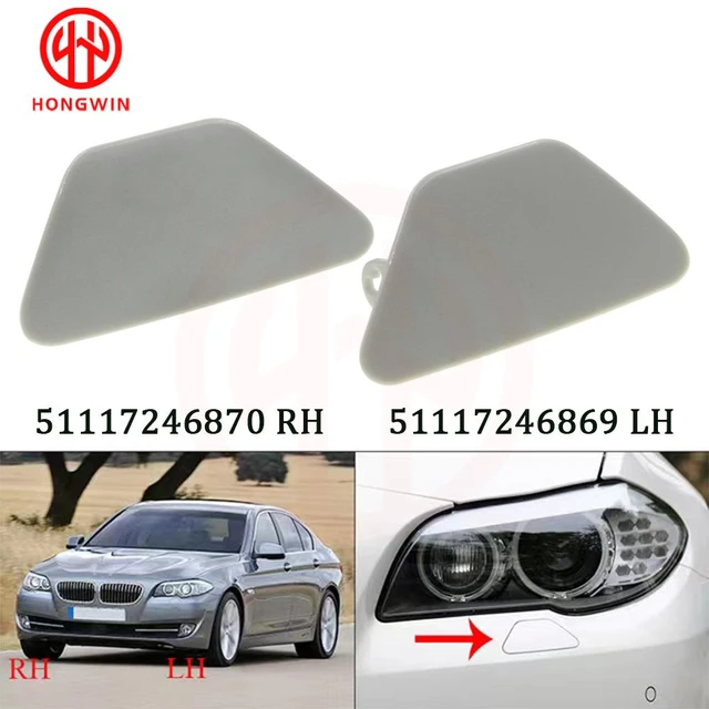 Front Headlight Headlamp Washer Nozzle Cover Cap For 11-13 BMW 5 F10/F11  520d 520i 523i 525d 528i 530d 530dX 530i 535d - AliExpress