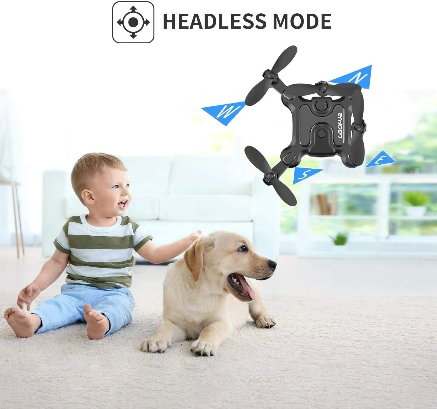 4DRC V2 Mini Drone HD WiFi FPV Pliable avec Maintien d'Altitude