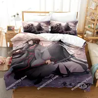 2025 Mo Dao Zu Shi The Grandmaster of Demonic Cultivation Bedding Set Cartoon Anime three-piece set Adult Kid Bedroom Duvetcover 2