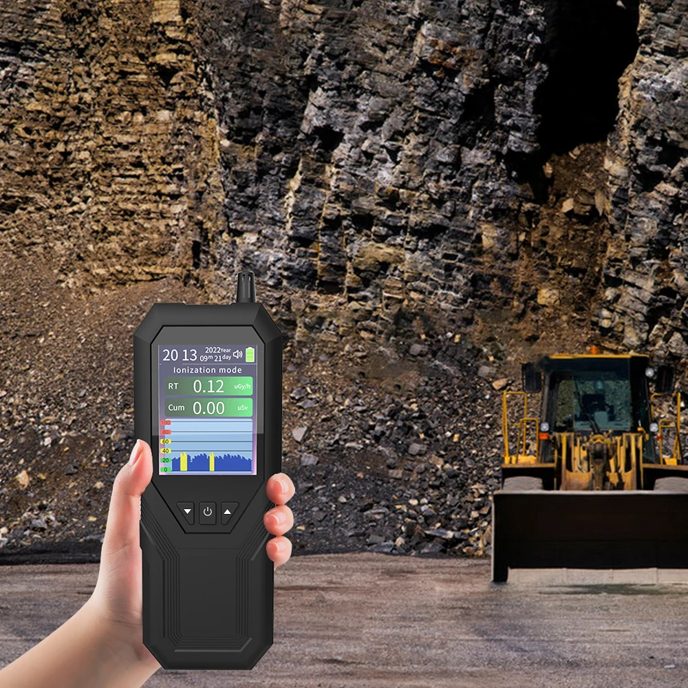 DM157 Handheld Nuclear Radiation Detector Geiger Counter Personal Dosimeter EMF Meter X Y &beta; Ray Electromagnetic Radiation Tester