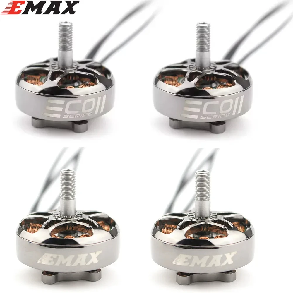 4pcs EMAX ECOII Series ECO II 2807 6S 1300KV 5S 1500KV 4S 1700KV Brushless Motor for FPV Racing RC Drone DIY Parts 1 4pcs EMAX ECOII Series ECO II 2807 6S 1300KV 5S 1500KV 4S 1700KV Brushless Motor for FPV Racing RC Drone DIY Parts
