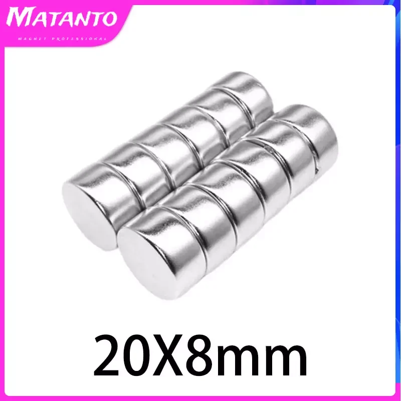 

2~30PCS 20x8mm Magnet Hot Round Magnet Strong Magnets Rare Earth Neodymium Magnet 20mm x 8mm 20*8mm
