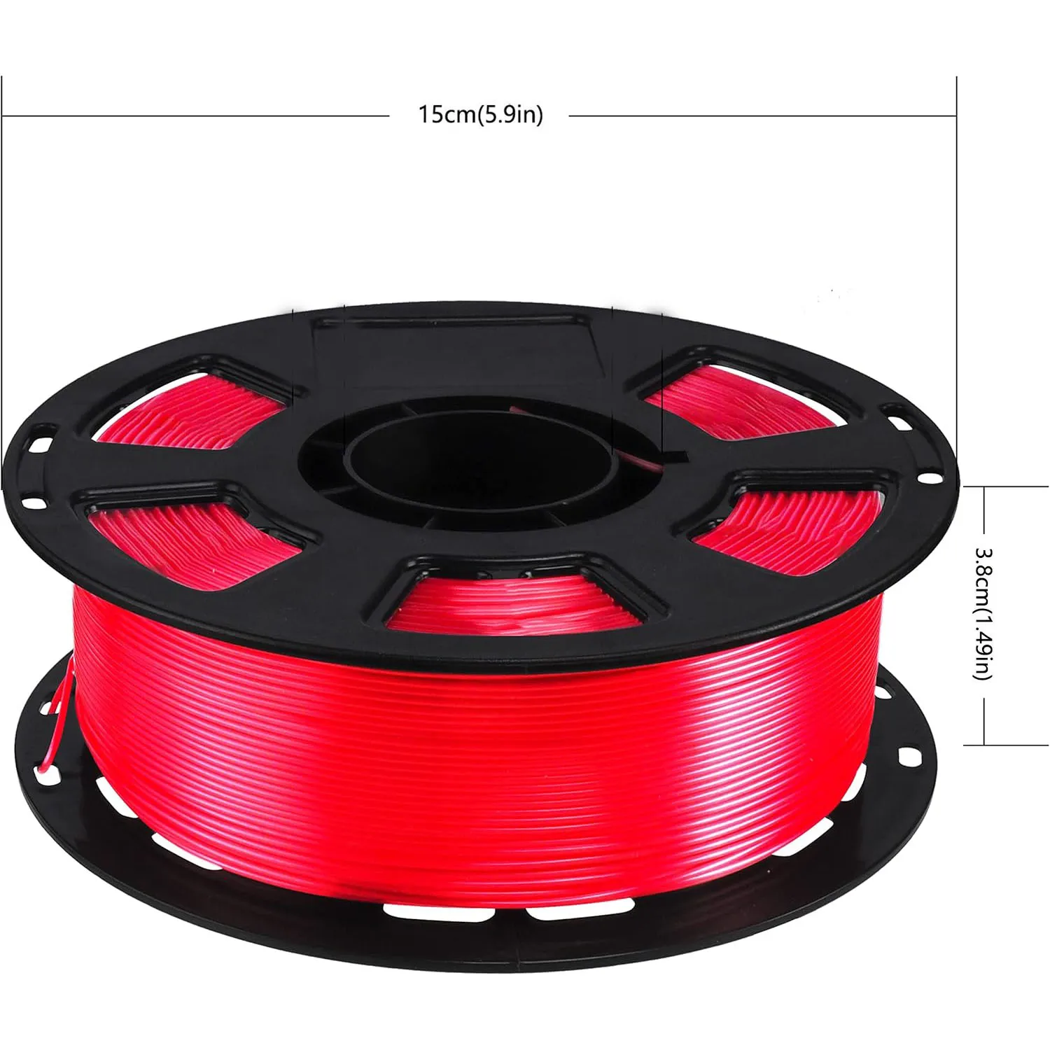 실크 PLA 필라멘트 1.75mm, 광택 3D 프린터 필라멘트, 치수 정확도 +/- 0.02mm, 250g 스풀, 대부분의 FDM 3D 프린터에 호환 가능