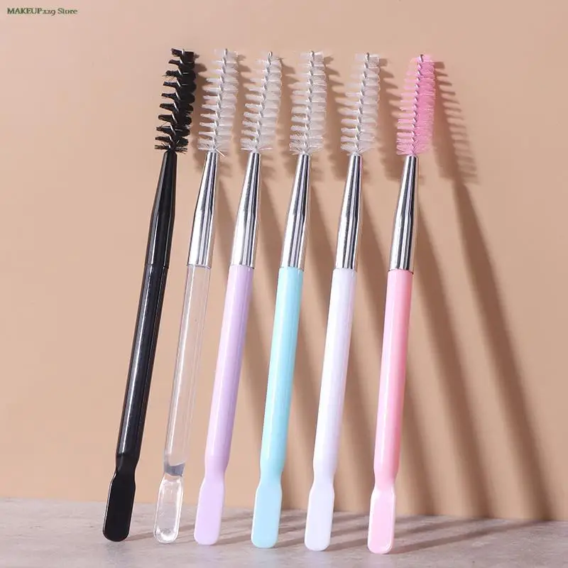 

Портативная кисть для подводки глаз для бровей с диагональным углом, кисть для подводки бровей, женские косметические инструменты для макияжа, косметические ресницы для макияжа