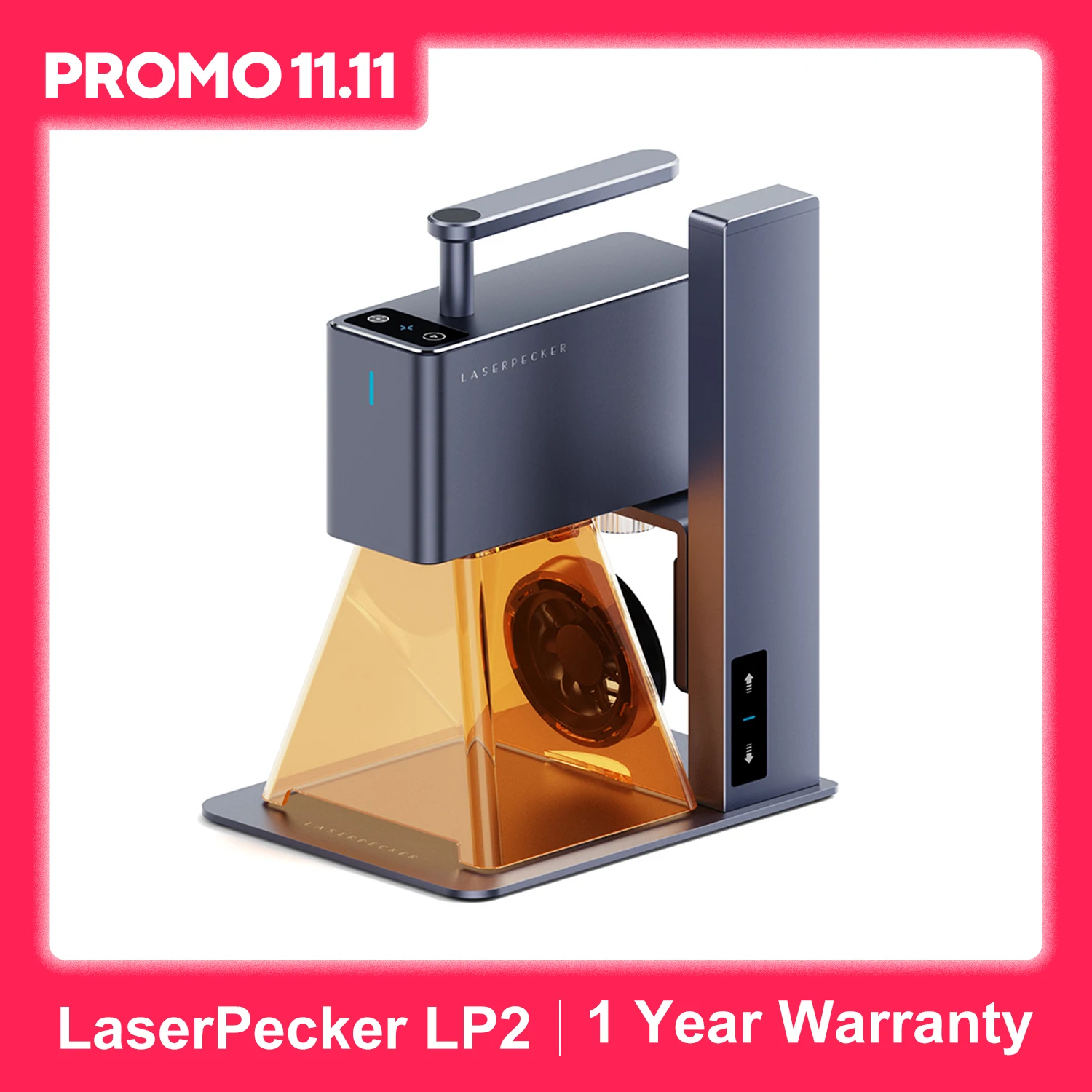Laser Engraver Handheld Laser Engraving Cutting Machine 5W Bluetooth CNC DIY LP2