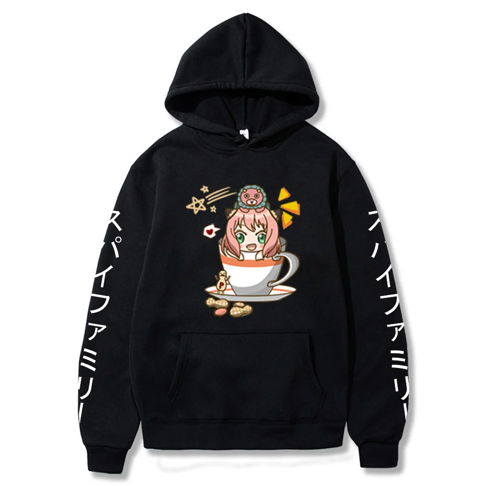 

Spy X Family Anime Anya Forgeri Print Clothes Hoodie Sport Street Tops