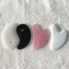 1pc Heart Shape SPA Massage Beeswax Gua sha Scraping Massage Scraper Face Massager Acupuncture Guasha Board Massager for face 4