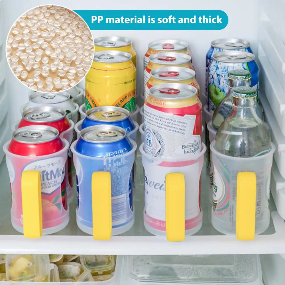 Estante de almacenamiento portátil para latas de Soda, dispensador de  cerveza apilable, soporte para botellas de bebidas, refrigerador de cocina,  organizador de bebidas - AliExpress