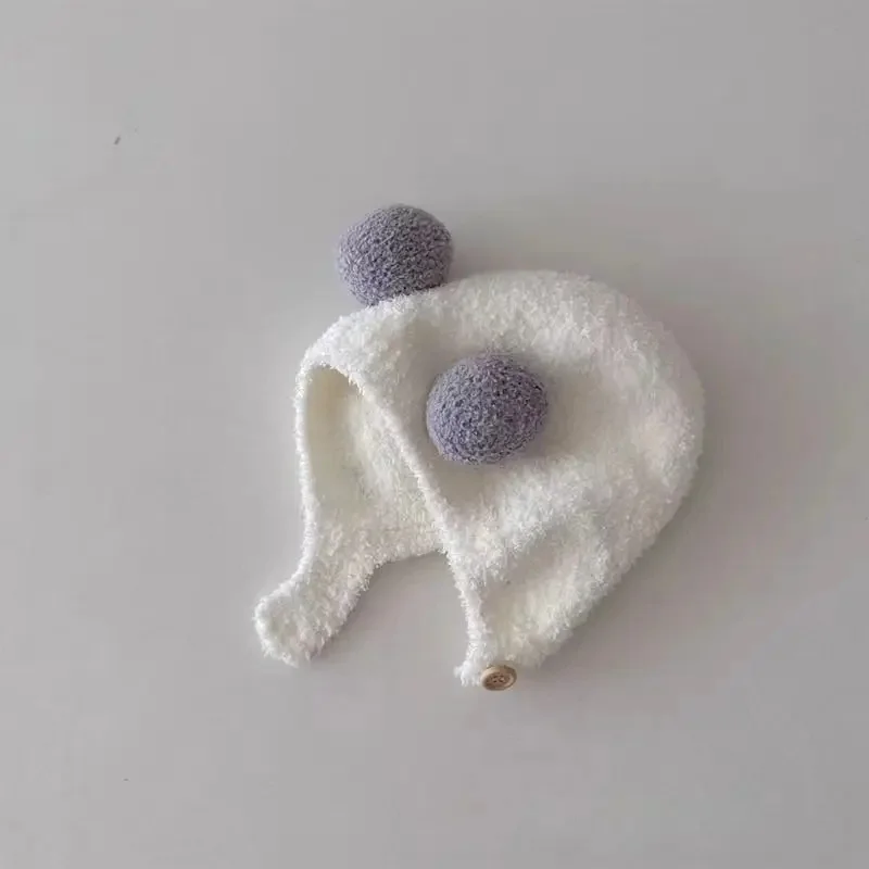 Big ball bag head cap White