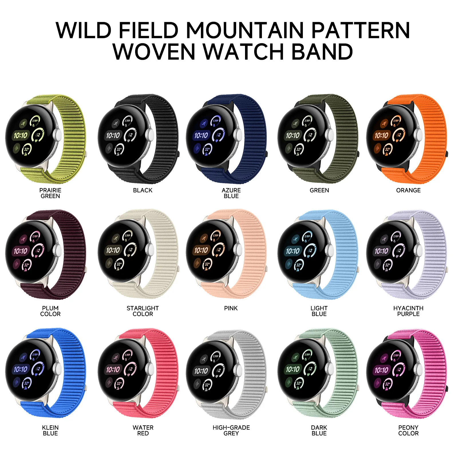 Durable Nylon Loop Sport Bracelet Wristband Strap Accessory