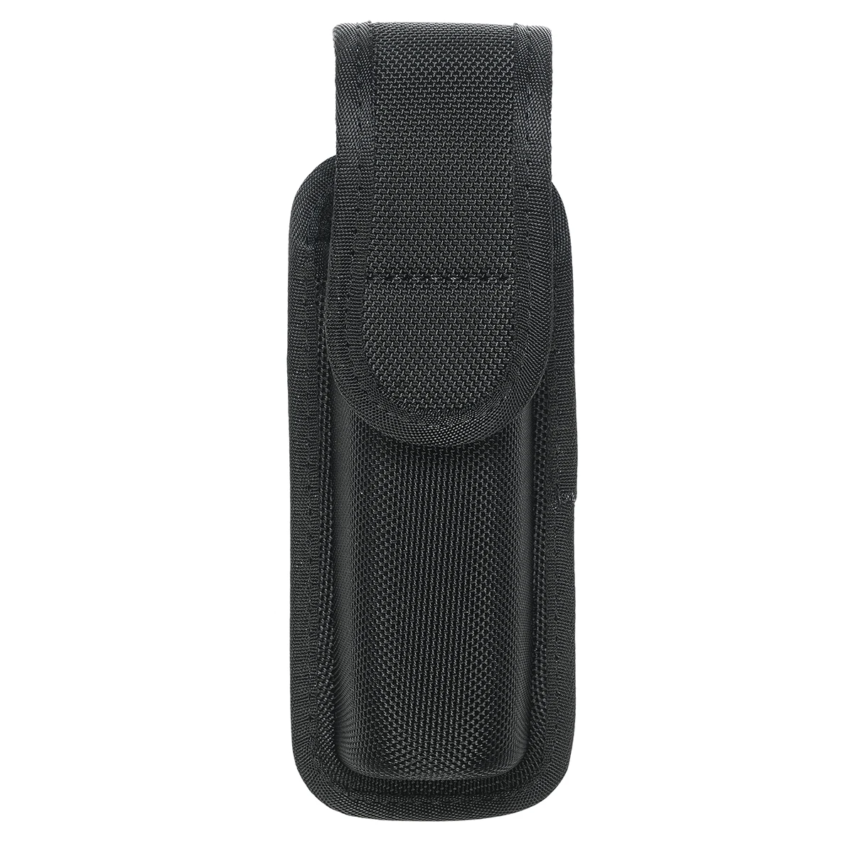 Molded OC/Mace Spray Pouch For Duty Belt, OC Spray Holder Pouch With Removable Top Cover and Hidden Snap,Top Flap Police Duty OC