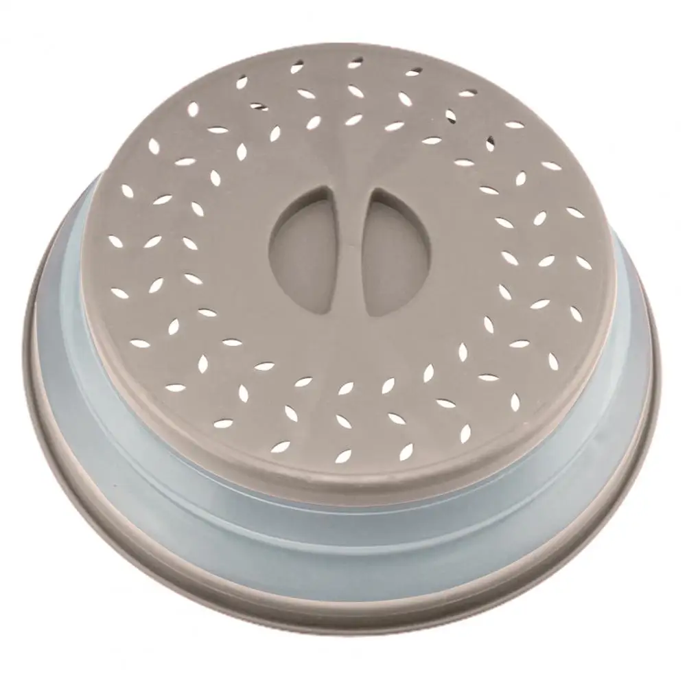 Microwave Splatter Cover Transparent Collapsible TPR Heat Insulation Guard Kitchen Tool