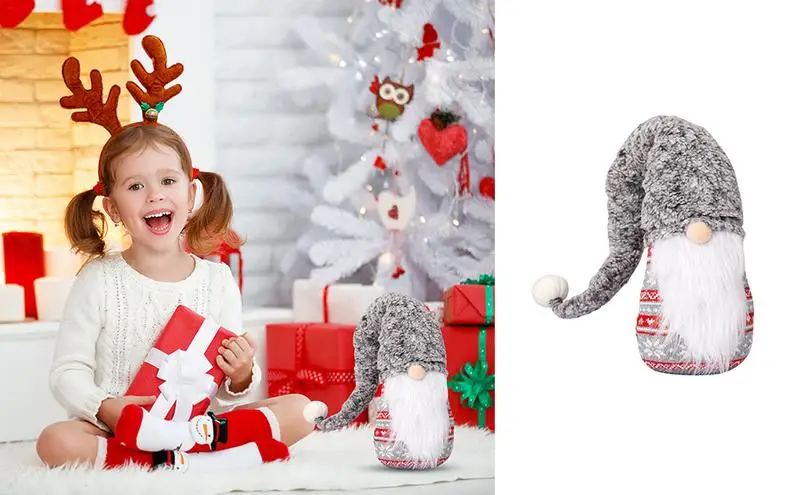 

Christmas Faceless Gnome Forest Old Man Doll Soft Decorative Christmas Gnome Old Man Hanging Pendant Decoration Xmas Tree