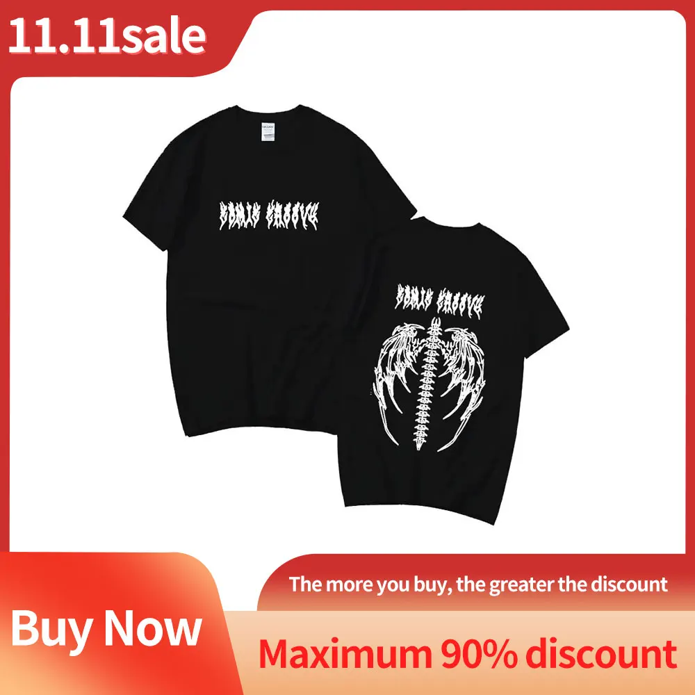 

Футболка Y2k из хлопка с принтом, свободная версия, Повседневная футболка, модная одежда высокого качества, мужская и женская многоцветная Футболка с круглым вырезом