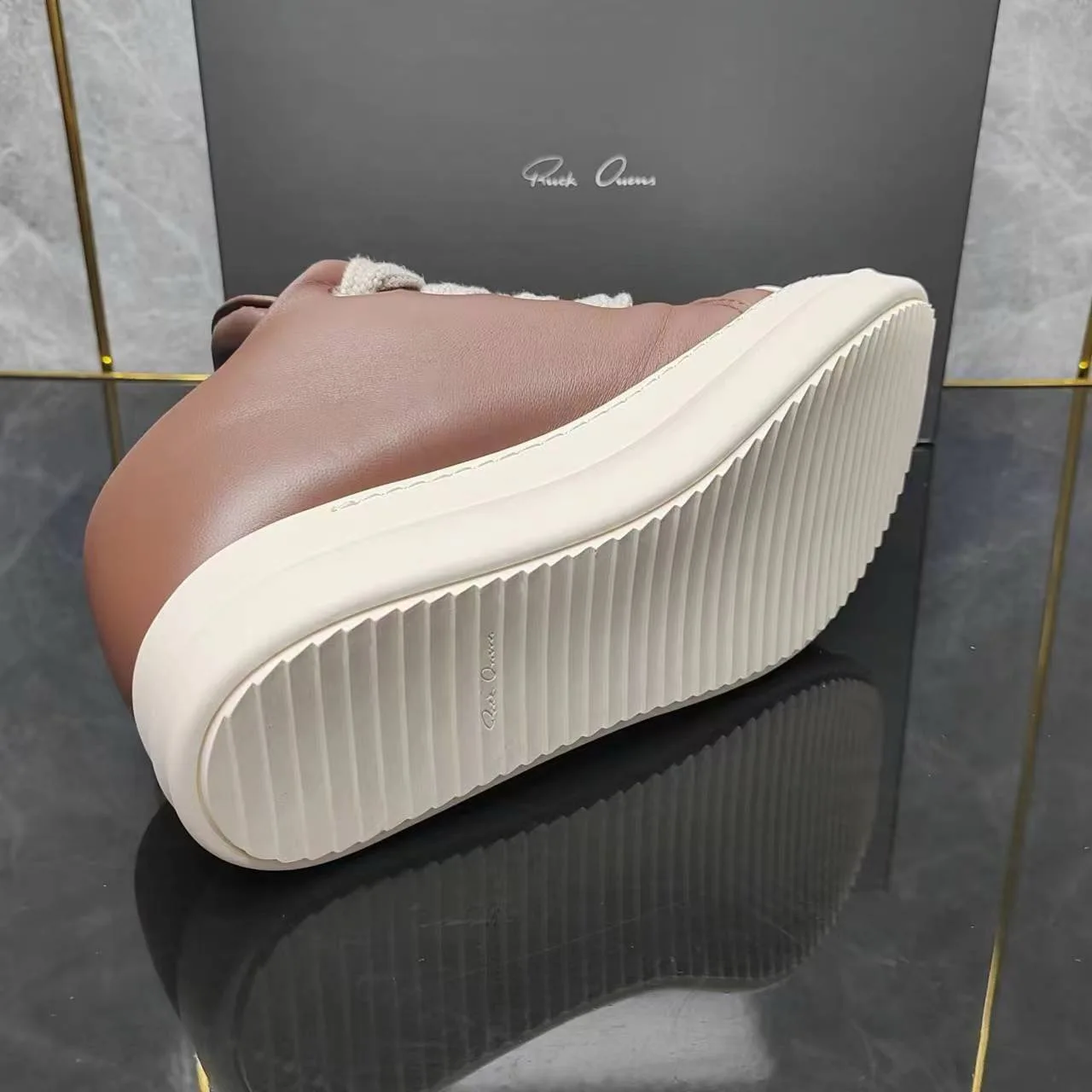 Ricks shoes coffee bread shoes low-cut casual owens shoes super soft lambskin student shoes simple and versatile. 4