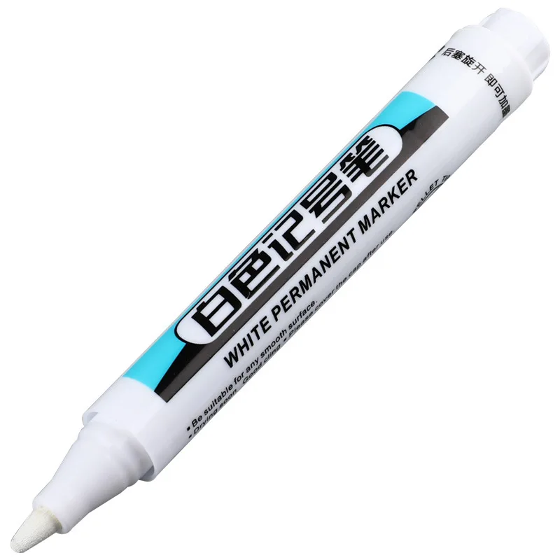 Stylos Marqueurs Blancs 1.0mm 2.0mm, Séchage Rapide, Peinture Permanente Grasse Et étanche, Marqueurs Pour Pneus, Stylos Graffiti, 1/3/5 Pièces