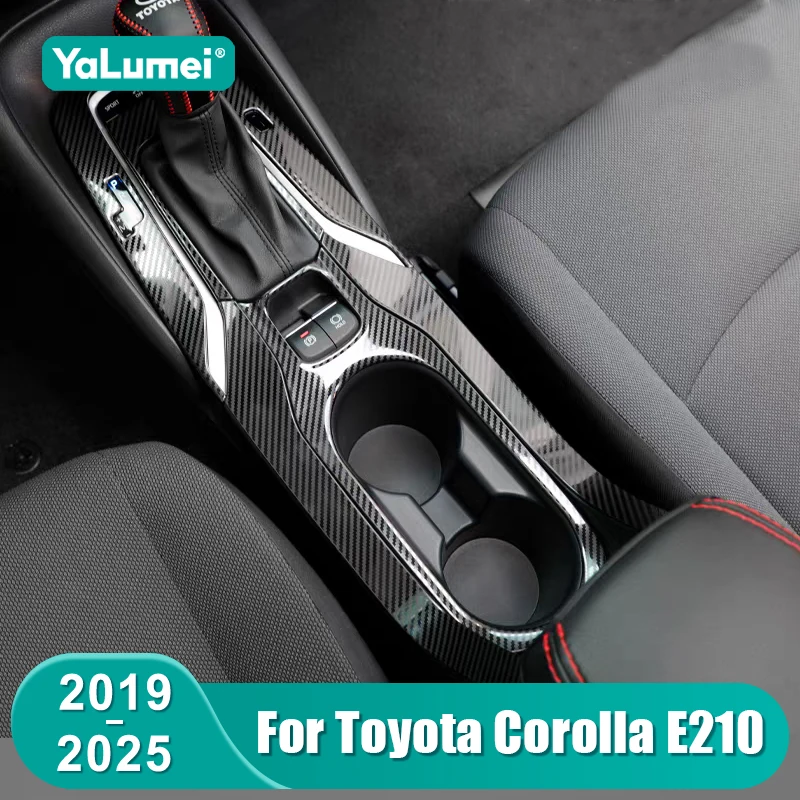 Lüftungsschlitz-Dekoration & Mittelkonsole-Blende Für Corolla E210 (2019–2025) – Carbon-Look, Kratzschutz, Selbstklebend