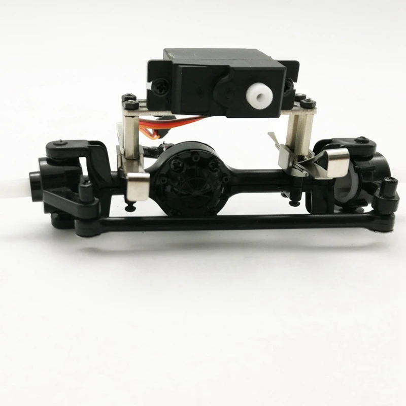 Accesorios De Actualización Para Camión Con Control Remoto Con Eje De Puente Trasero De Metal Para Coche Rc Wpl D12 Plata 95052617